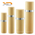 round bamboo cosmetic jars acrylic cream container